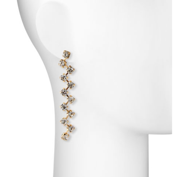 NWT  Natasha zig zag crystal earrings - Picture 2 of 5